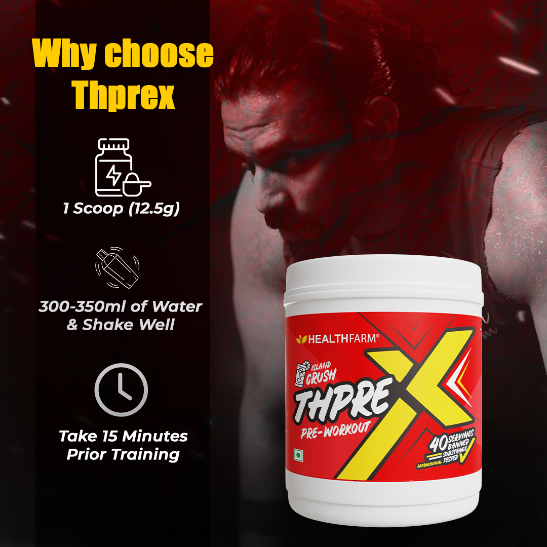 Healthfarm Thprex (500g) + Creatine (50g)