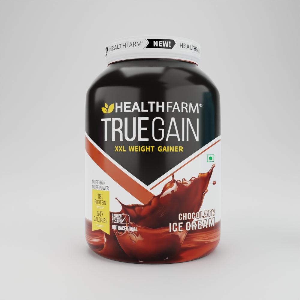 HealthFarm TrueGain Protein Powder for Weight Gain - Healthfarm Nutrition