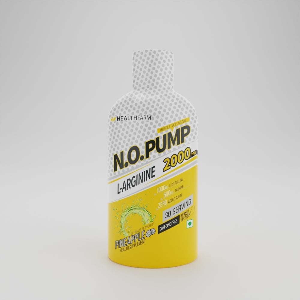 N.O. PUMP - LIQUID L-ARGININE (30 Servings) - Healthfarm Nutrition