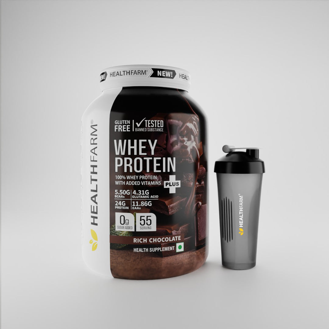 HealthFarm Whey Protein Plus with Added Vitamins - Healthfarm Nutrition