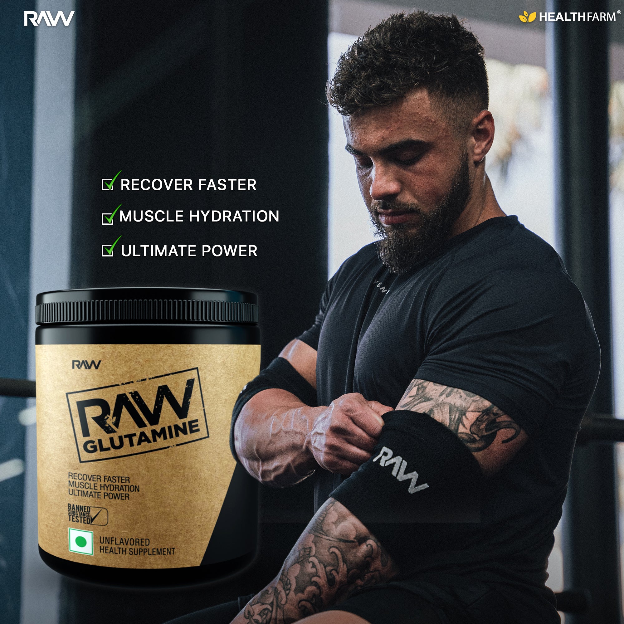 RAW GLUTAMINE - Healthfarm