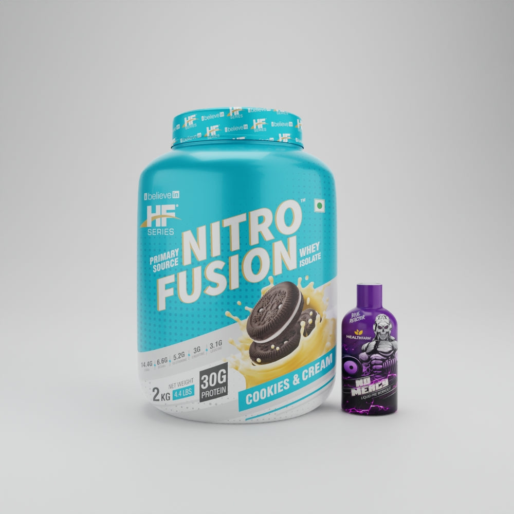 NITRO FUSION (2KG) + NO MERCY Combo - Healthfarm