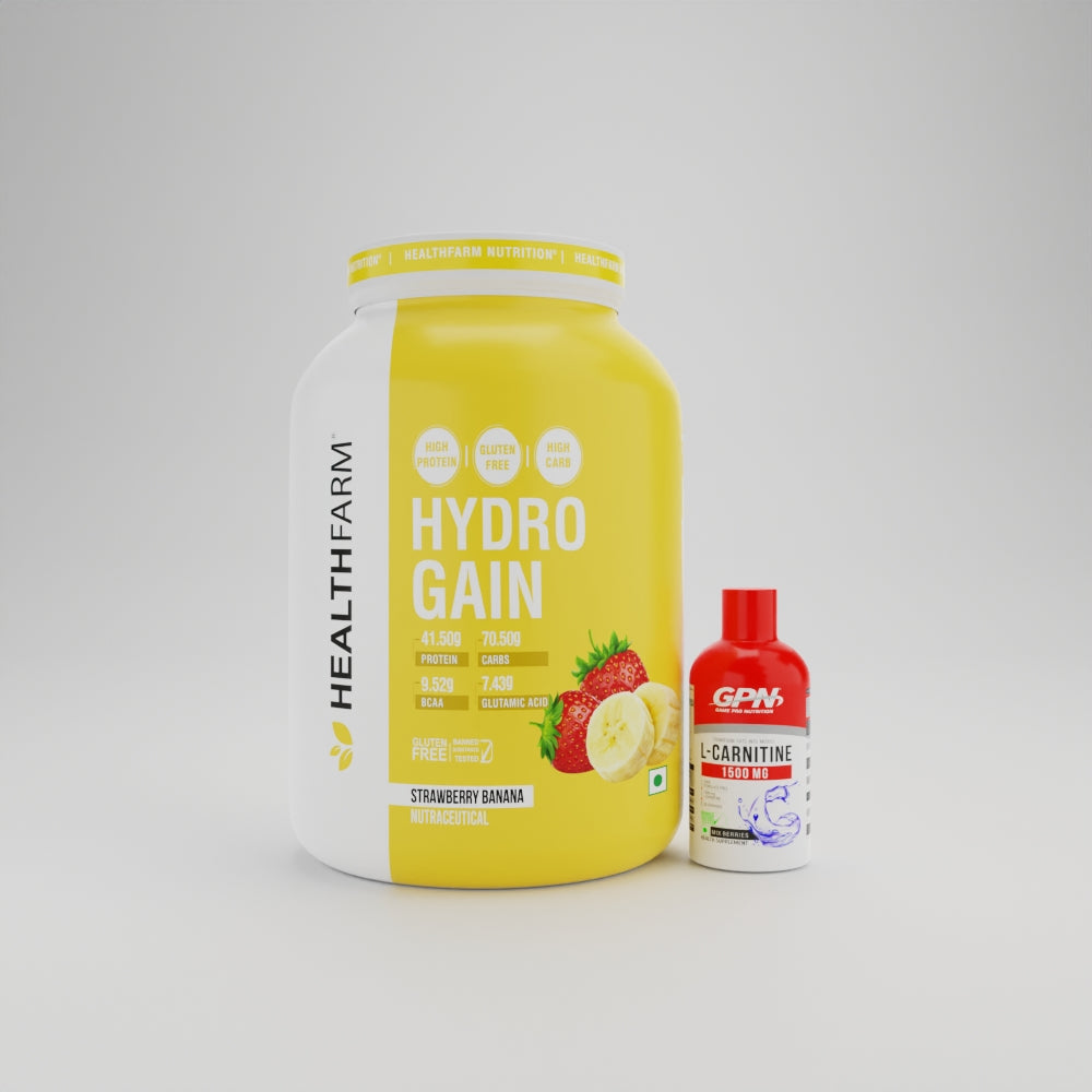 Hydro Gain (3kg) + GPN L-Carnitine Combo - Healthfarm