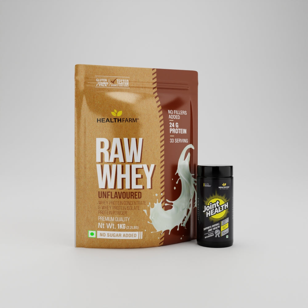 Raw Whey (Unflavoured) Whey Protein + Joint Health - Healthfarm