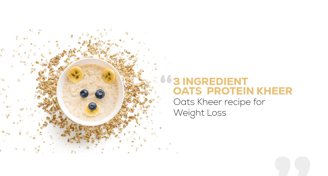3 Ingredient Oats Protein Kheer | Oats Kheer Recipe for Weight Loss