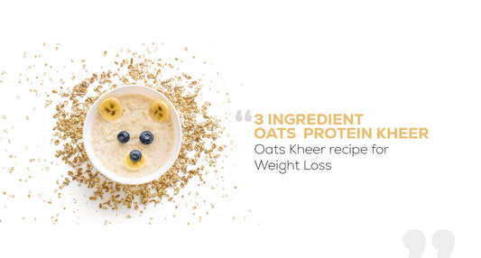 3 Ingredient Oats Protein Kheer | Oats Kheer Recipe for Weight Loss