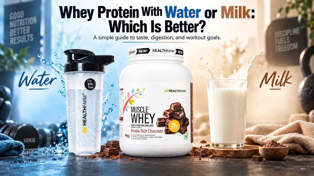 Whey Protein With Water or Milk: Which Is Better?