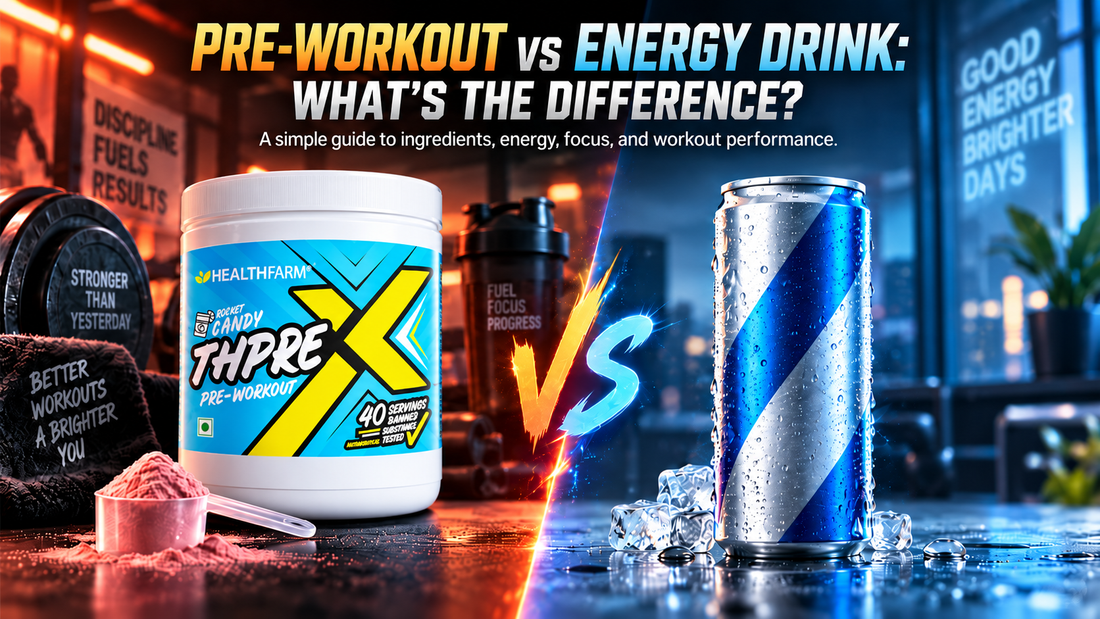 Pre-Workout vs Energy Drink: What's the Difference?