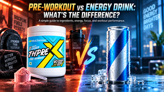 Pre-Workout vs Energy Drink: What's the Difference?