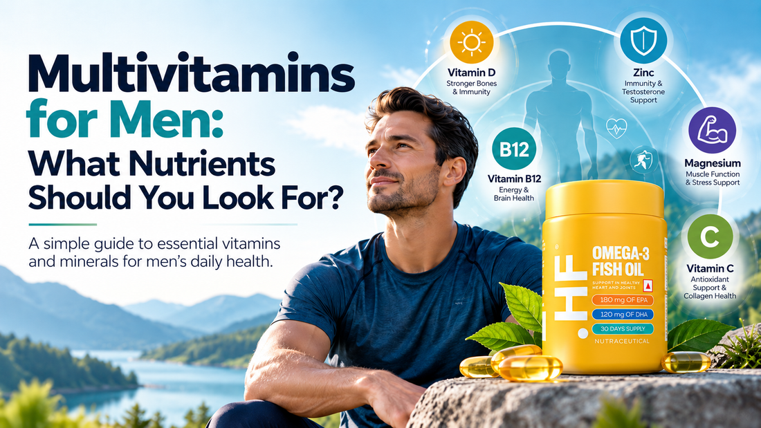 Multivitamins for Men: What Nutrients Should You Look For?