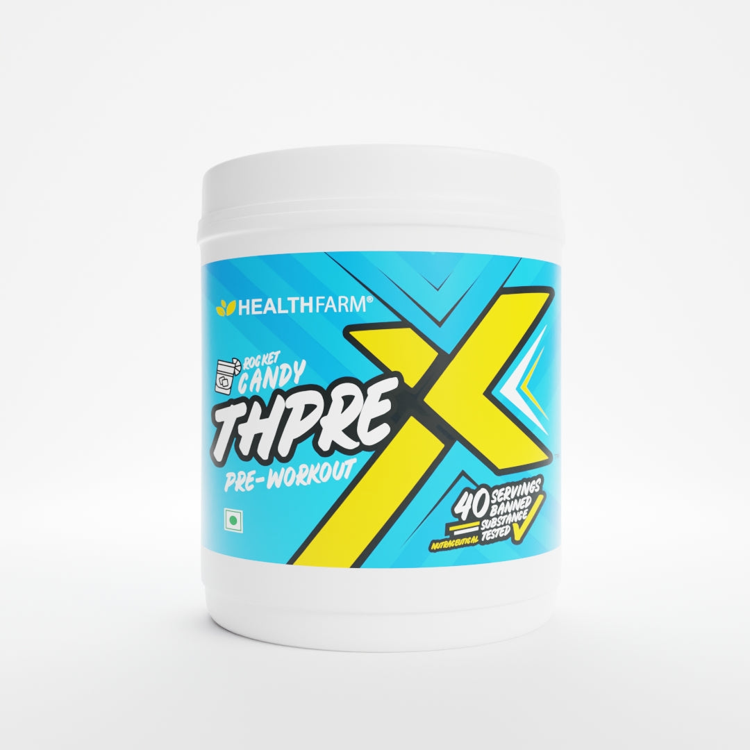 Healthfarm Thprex Pre-Workout (500g) + Creatine Monohydrate (50g)