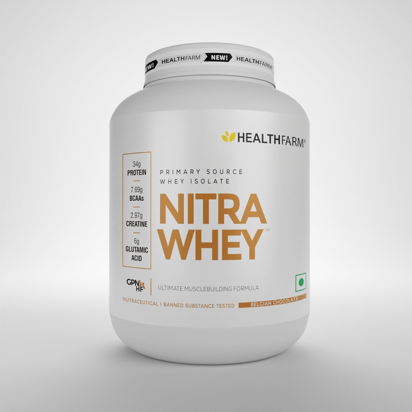 HealthFarm Nitra Whey | Ultimate Muscle Building Formula - Healthfarm Nutrition