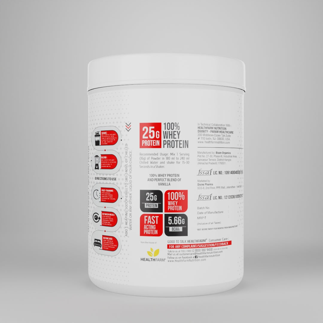 GPN 100% Whey Protein Powder,  (500g) Post-workout supplement
