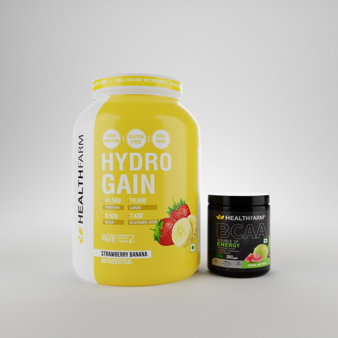 HealthFarm Hydro Gain (3kg) + BCAA Combo