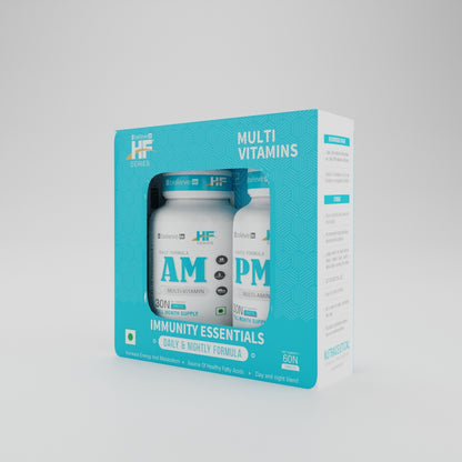 Healthfarm AM PM Multivitamins + Omega-3 Fish Oil