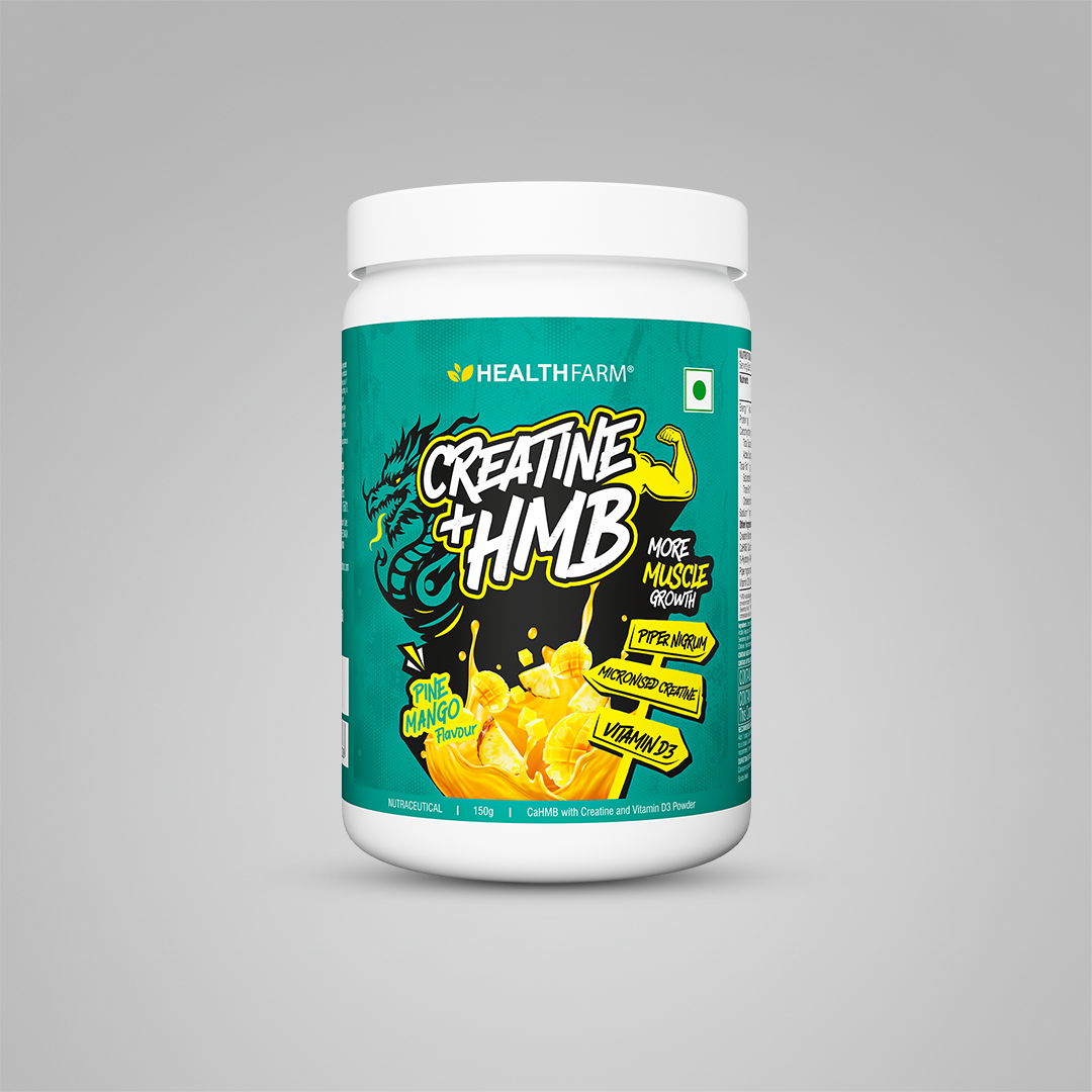Healthfarm Creatine + HMB | Premium Creatine Formula for Muscle Growth