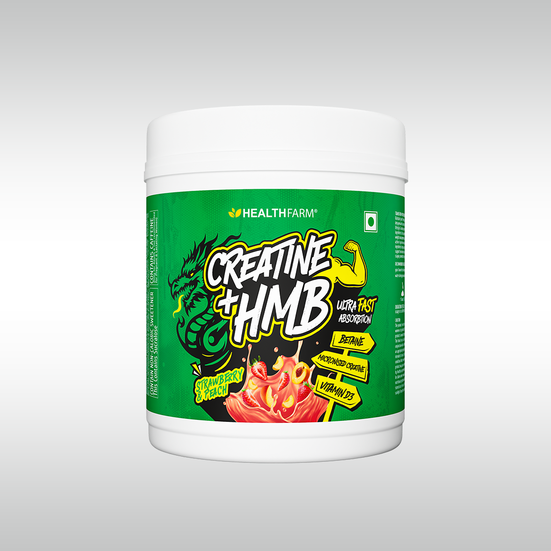 Healthfarm Creatine + HMB | Premium Creatine Formula for Muscle Growth