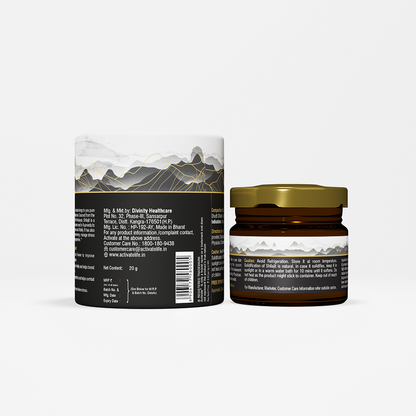 Activate Himalayan Shilajit Resin 20g – For Endurance, Stamina and Strength – Lab Tested