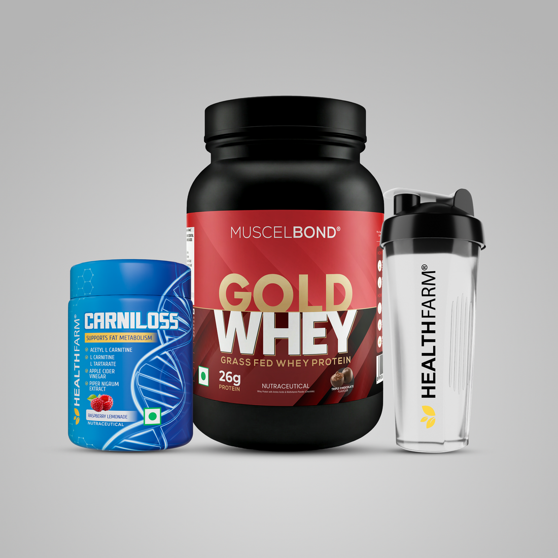 Gold Whey 1kg + Carniloss + Shaker