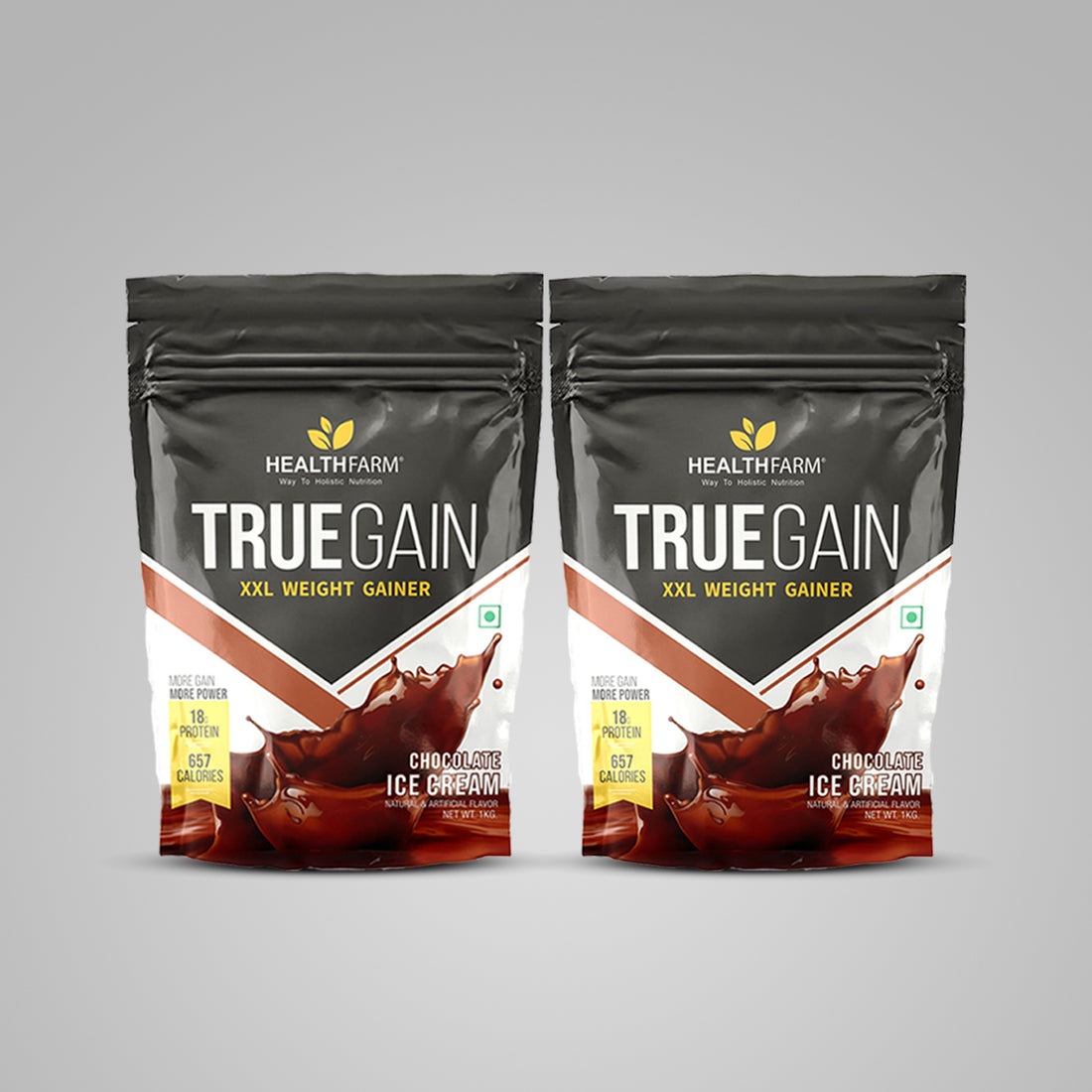 HealthFarm TrueGain Protein (1kg), BUY 1 GET 1 Offer