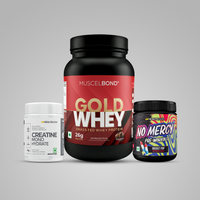 Gold Whey 1kg + No Mercy + Creatine 100g