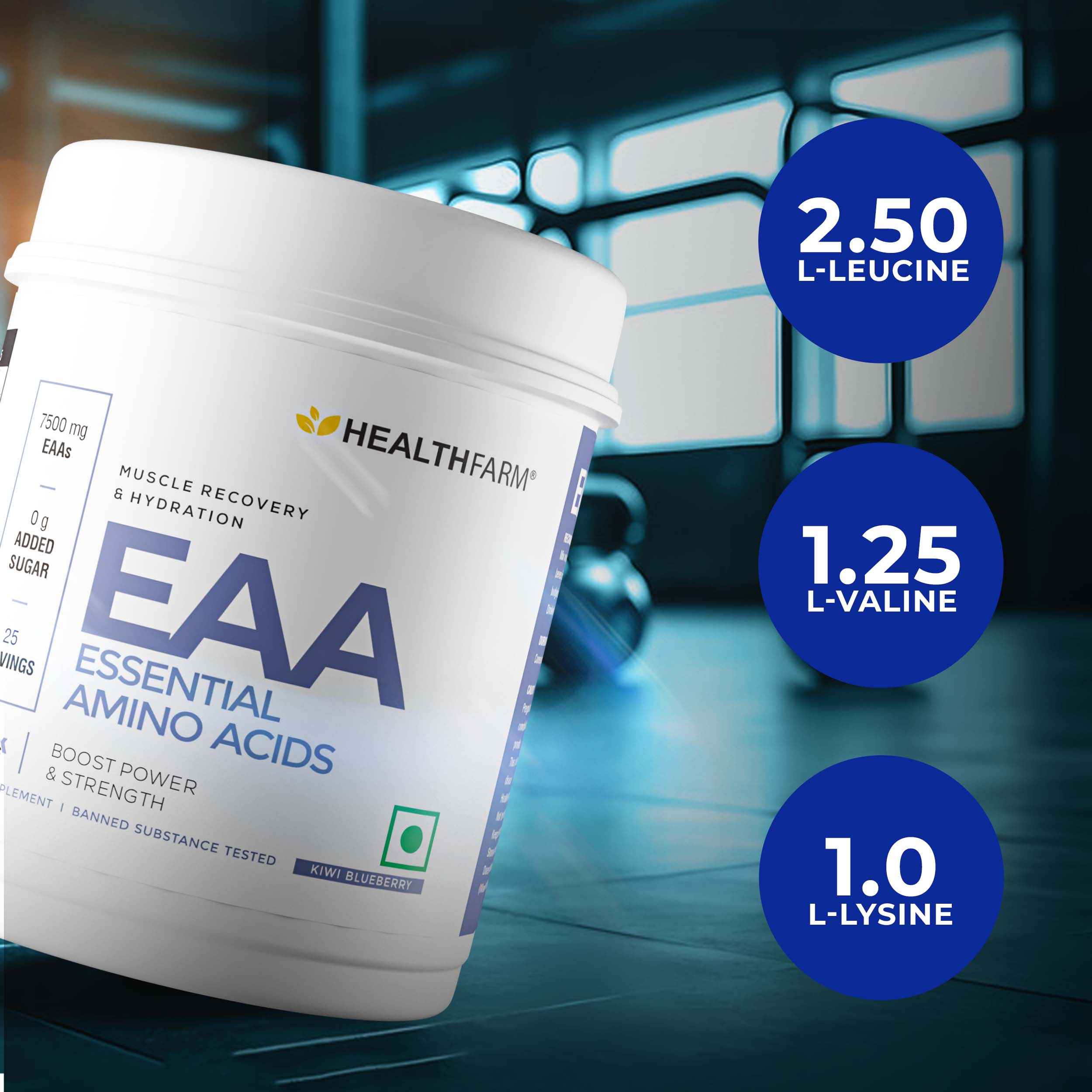 Healthfarm Muscle EAA Powder (250g)