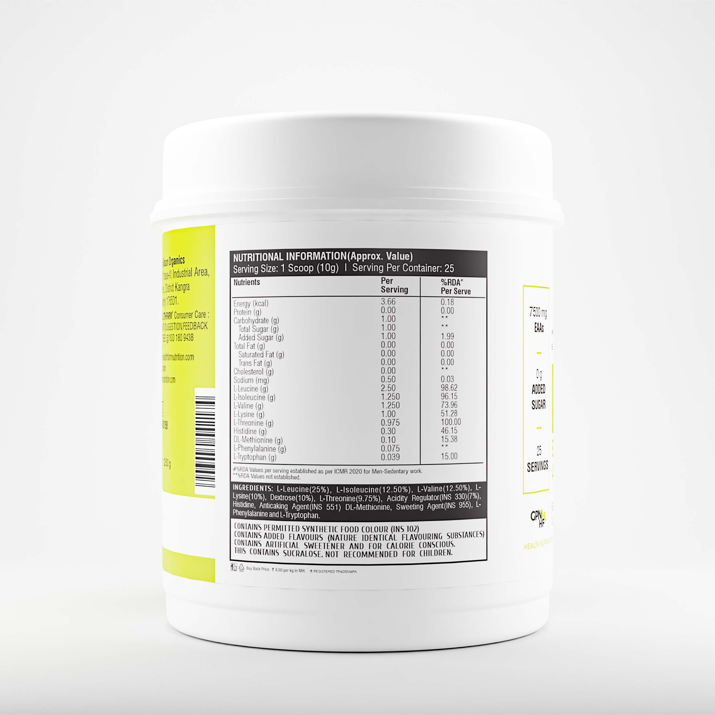 Healthfarm Muscle EAA Powder (250g)