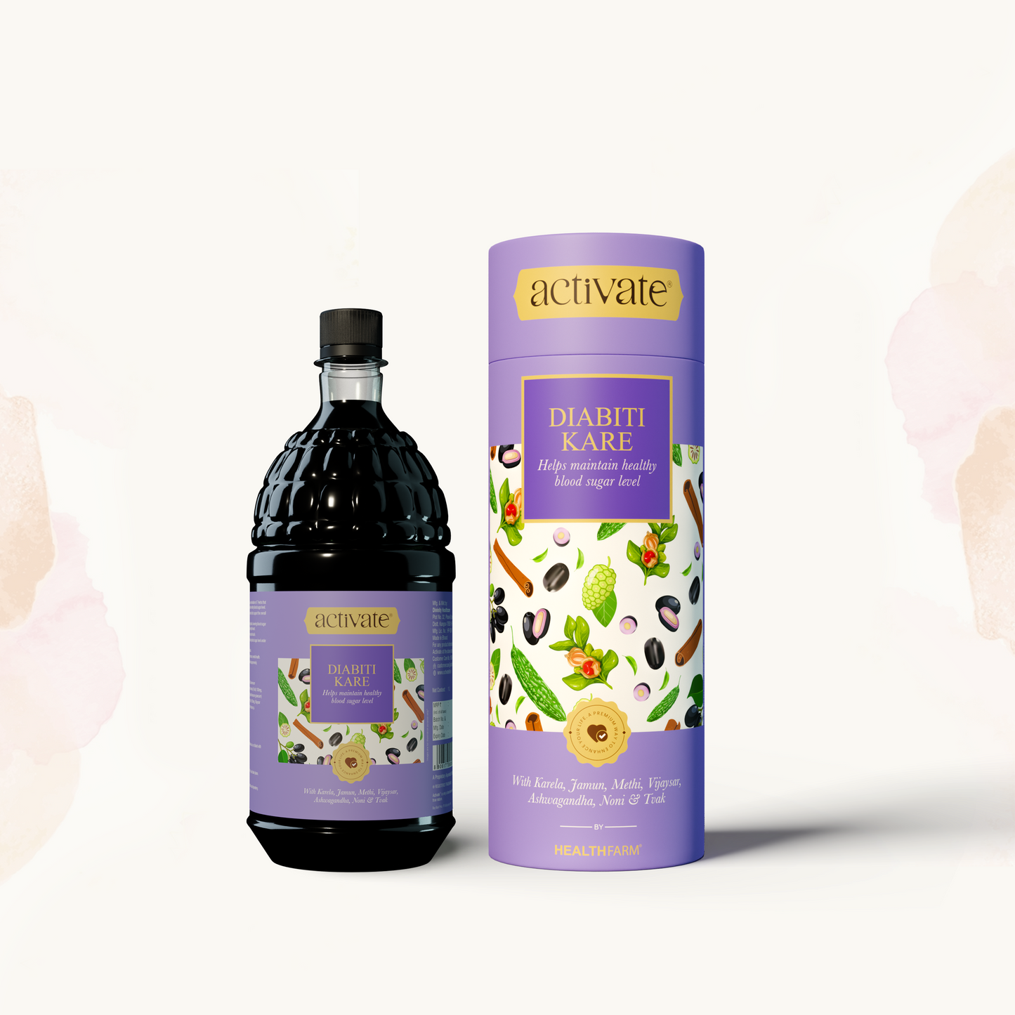 Healthfarm Activate DIABITI KARE 1L - Stock Clearance