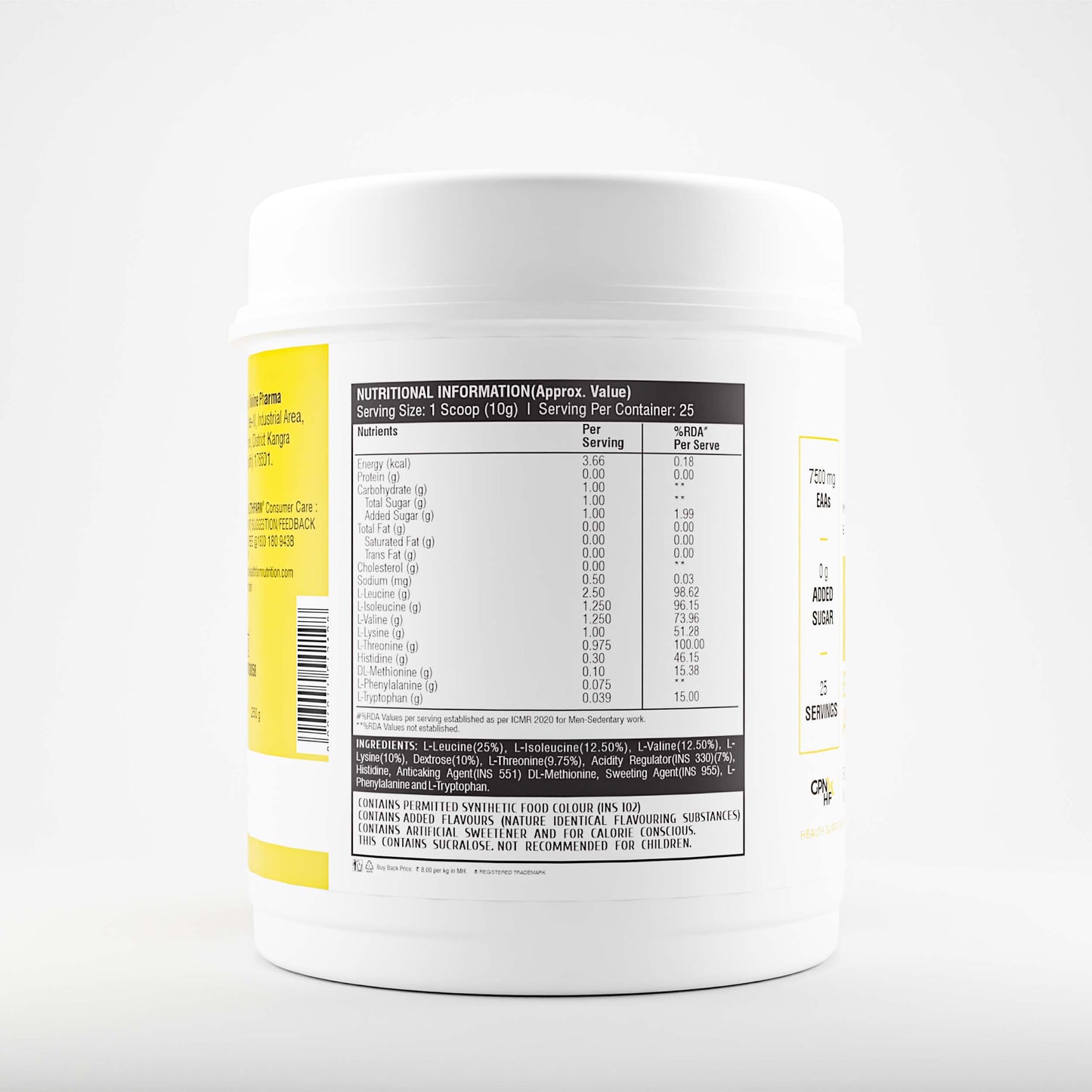 Healthfarm Muscle EAA Powder (250g)