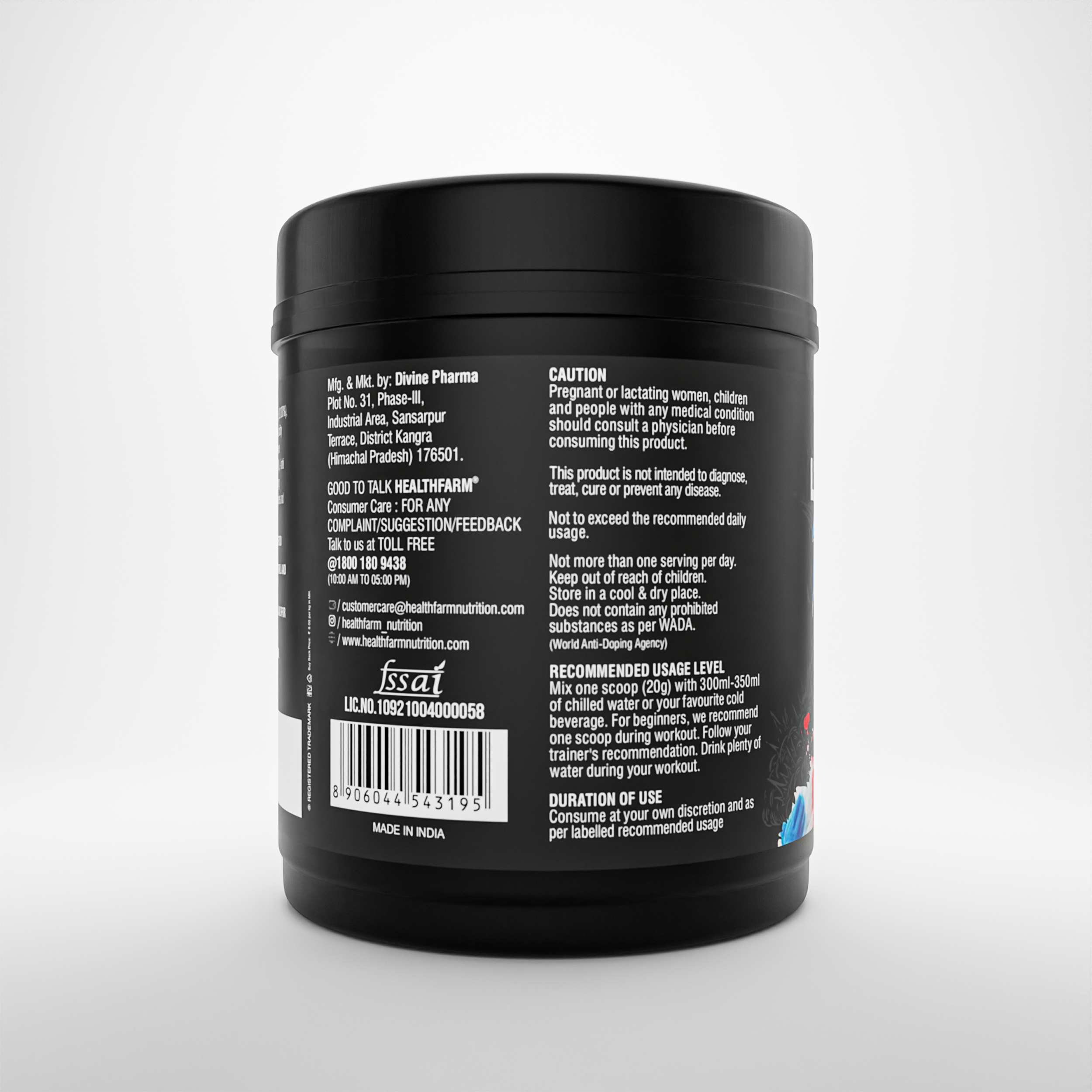 Healthfarm Limitless Thprex - Fully Loaded Pre-workout (60 Serving)