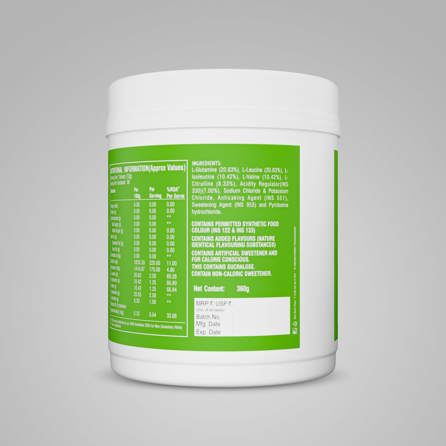 Healthfarm Beyond BCAA – 30 Servings for Muscle Recovery &amp; Performance