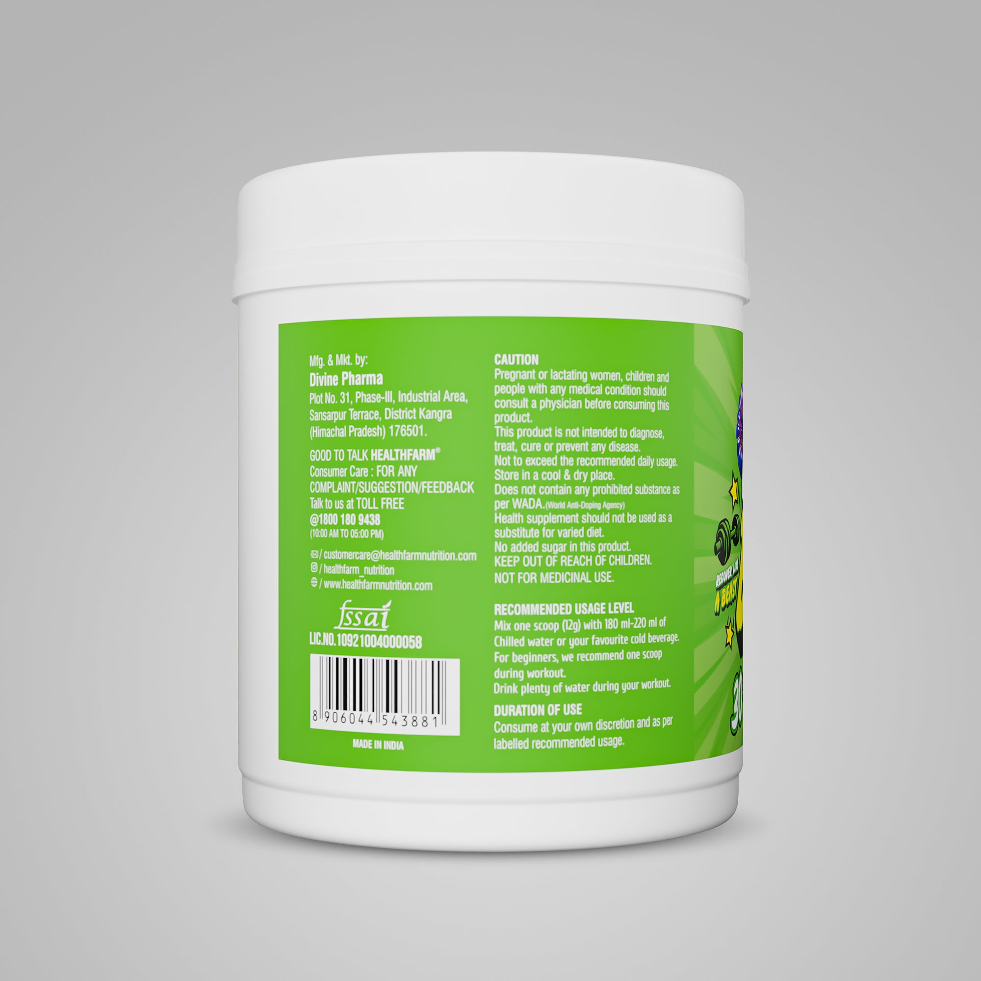 Healthfarm Beyond BCAA – 30 Servings for Muscle Recovery &amp; Performance