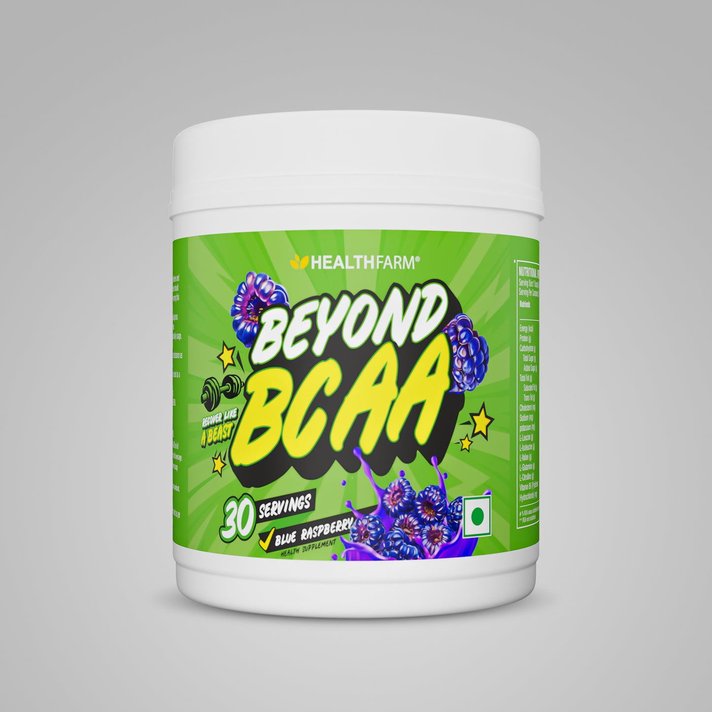 Healthfarm Beyond BCAA – 30 Servings for Muscle Recovery & Performance