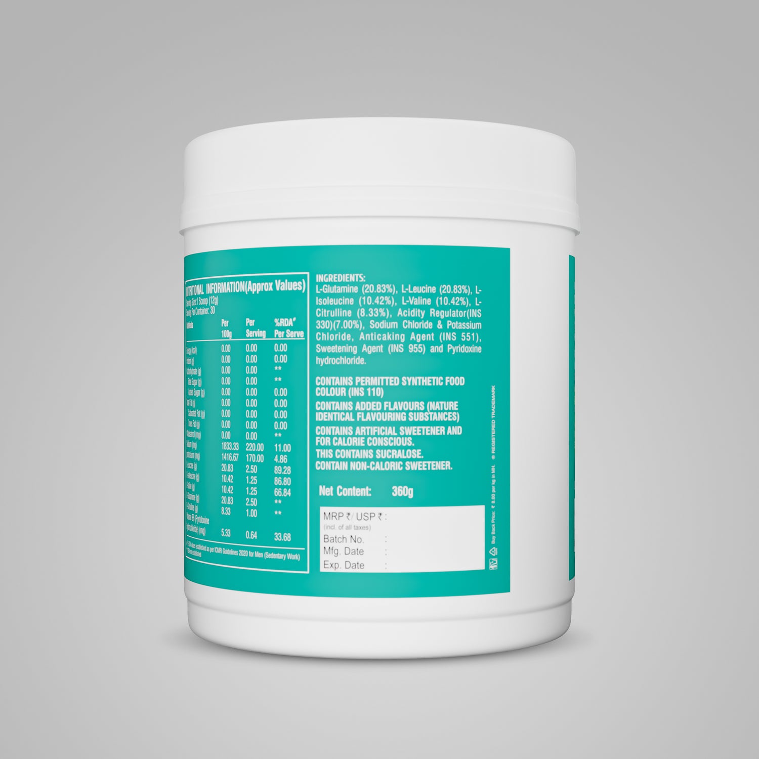 Healthfarm Beyond BCAA – 30 Servings for Muscle Recovery &amp; Performance