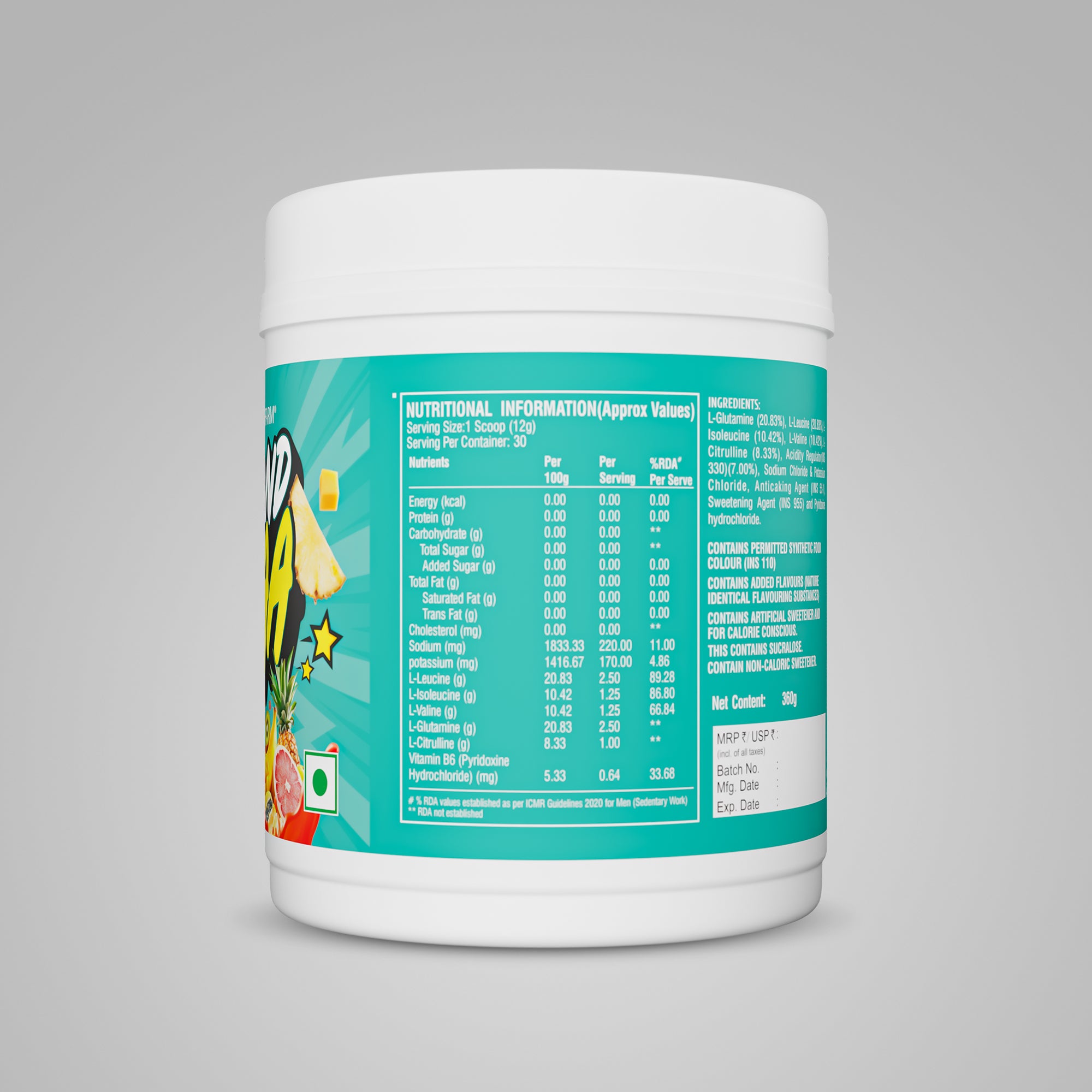 Healthfarm Beyond BCAA – 30 Servings for Muscle Recovery &amp; Performance