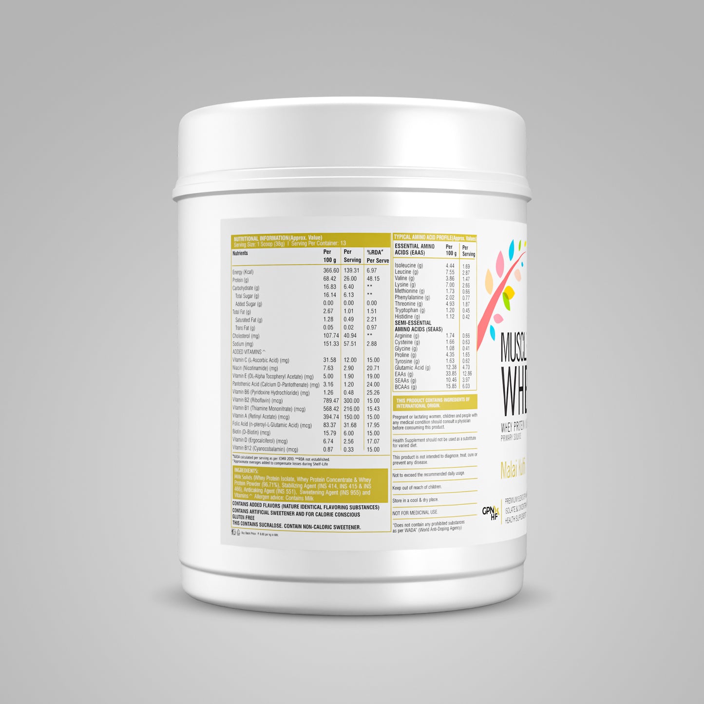 HealthFarm Muscle Whey Protein