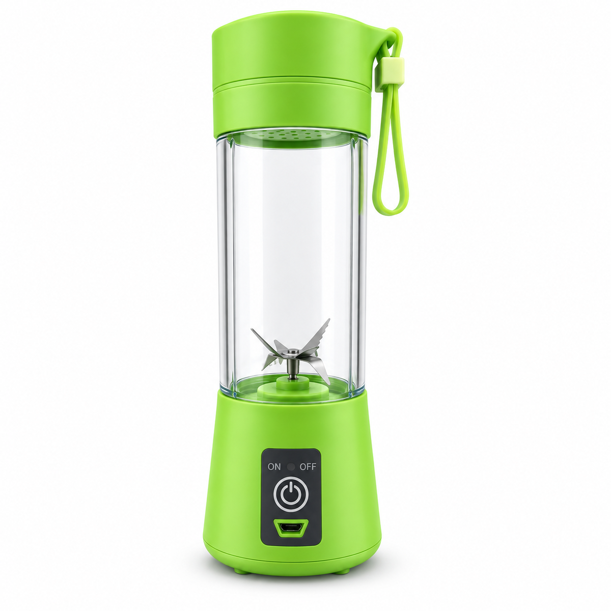 Portable Electric USB Juice Maker Juicer Bottle Blender Grinder Mixer,4 Blades Rechargeable Bottle with (Multi color)