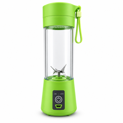 Portable Electric USB Juice Maker Juicer Bottle Blender Grinder Mixer,4 Blades Rechargeable Bottle with (Multi color)