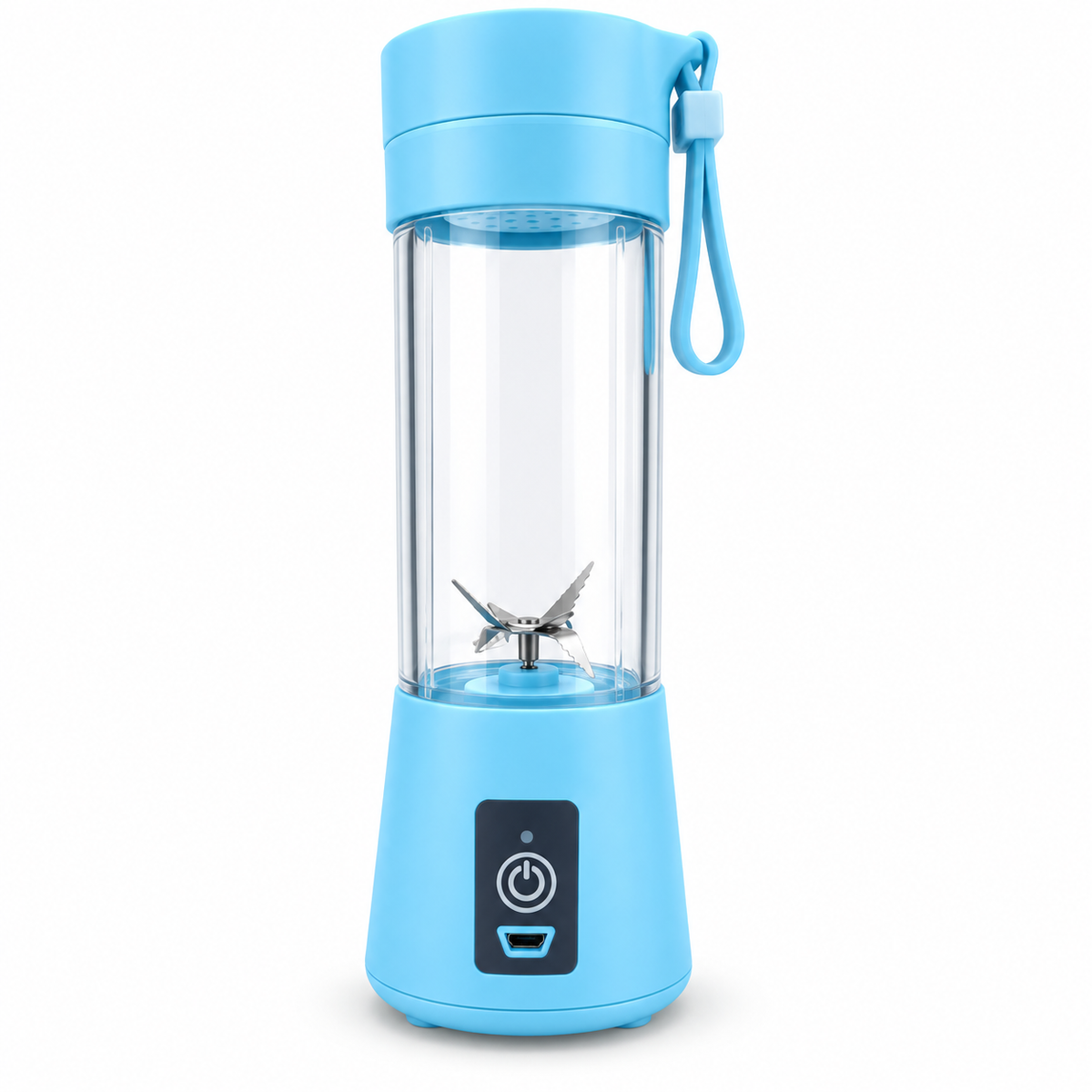 Portable Electric USB Juice Maker Juicer Bottle Blender Grinder Mixer,4 Blades Rechargeable Bottle with (Multi color)