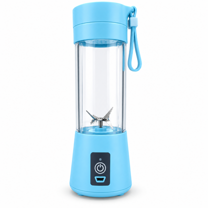 Portable Electric USB Juice Maker Juicer Bottle Blender Grinder Mixer,4 Blades Rechargeable Bottle with (Multi color)