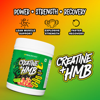 Healthfarm Creatine + HMB | Premium Creatine Formula for Muscle Growth