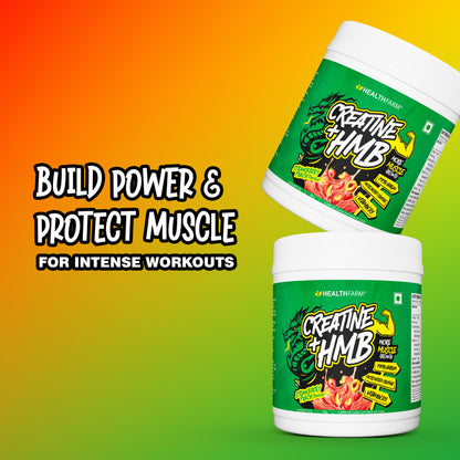 Healthfarm Creatine + HMB | Premium Creatine Formula for Muscle Growth