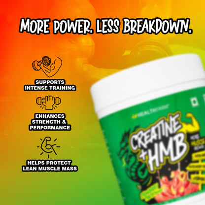 Healthfarm Creatine + HMB | Premium Creatine Formula for Muscle Growth