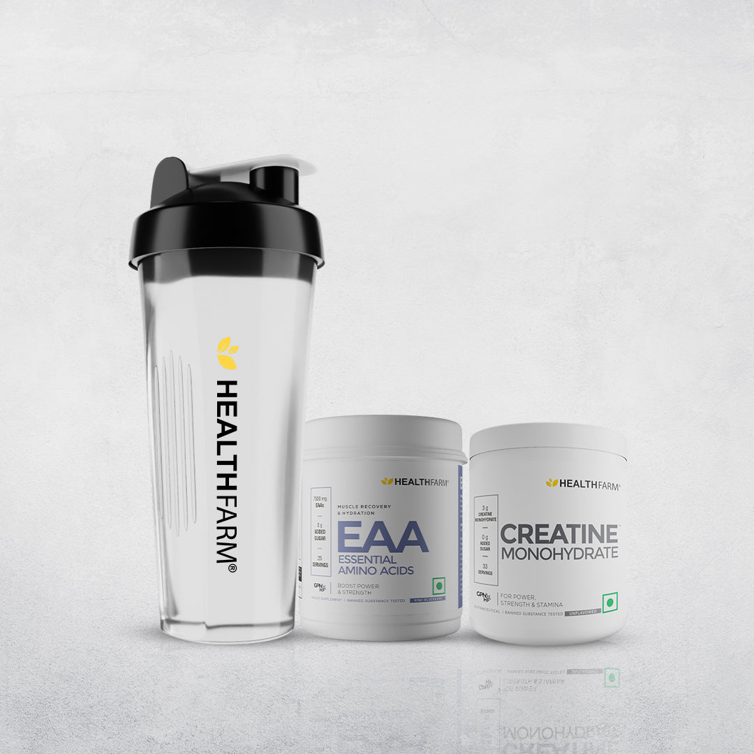 Healthfarm Muscle EAA + Creatine (100g) + Free Shaker