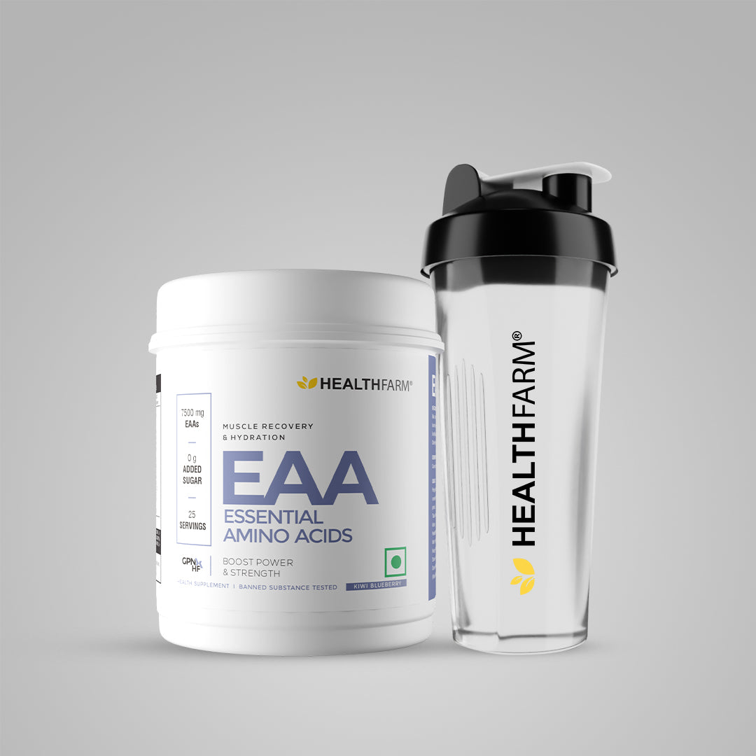 Healthfarm Muscle EAA Powder (250g) + Free Shaker