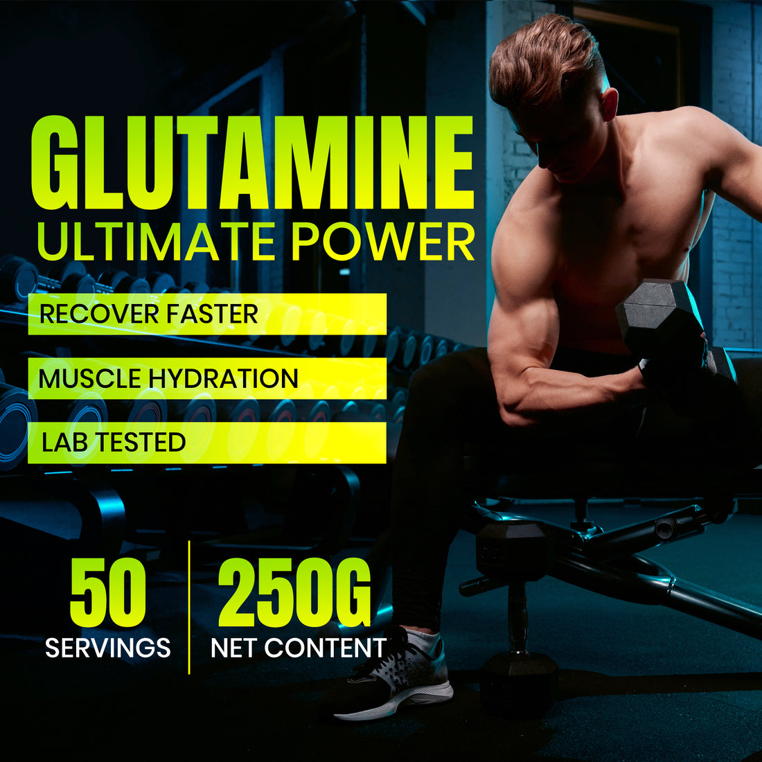 HealthFarm Glutamine Powder for Ultimate Power