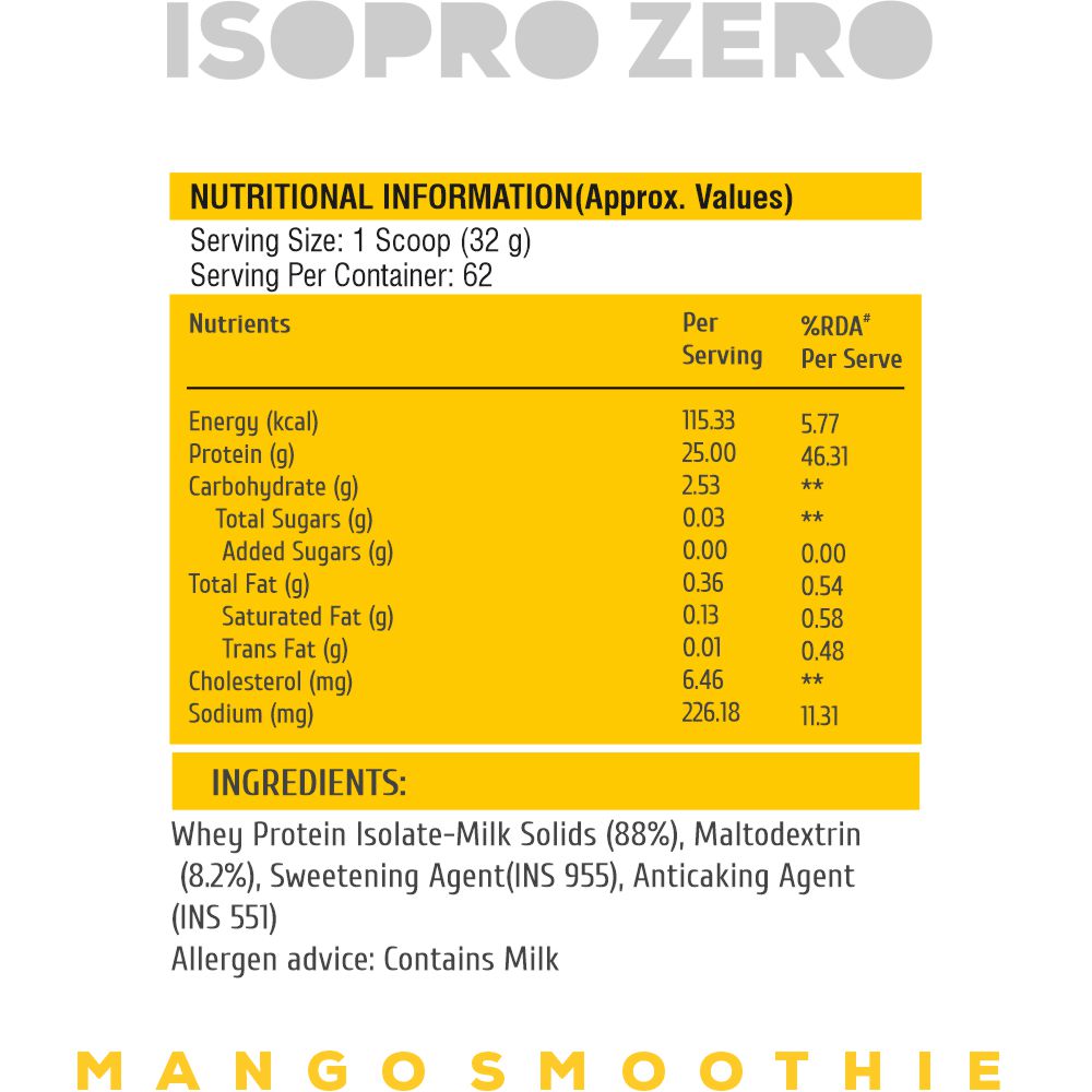 HealthFarm ISO Pro ZERO, 100% Whey