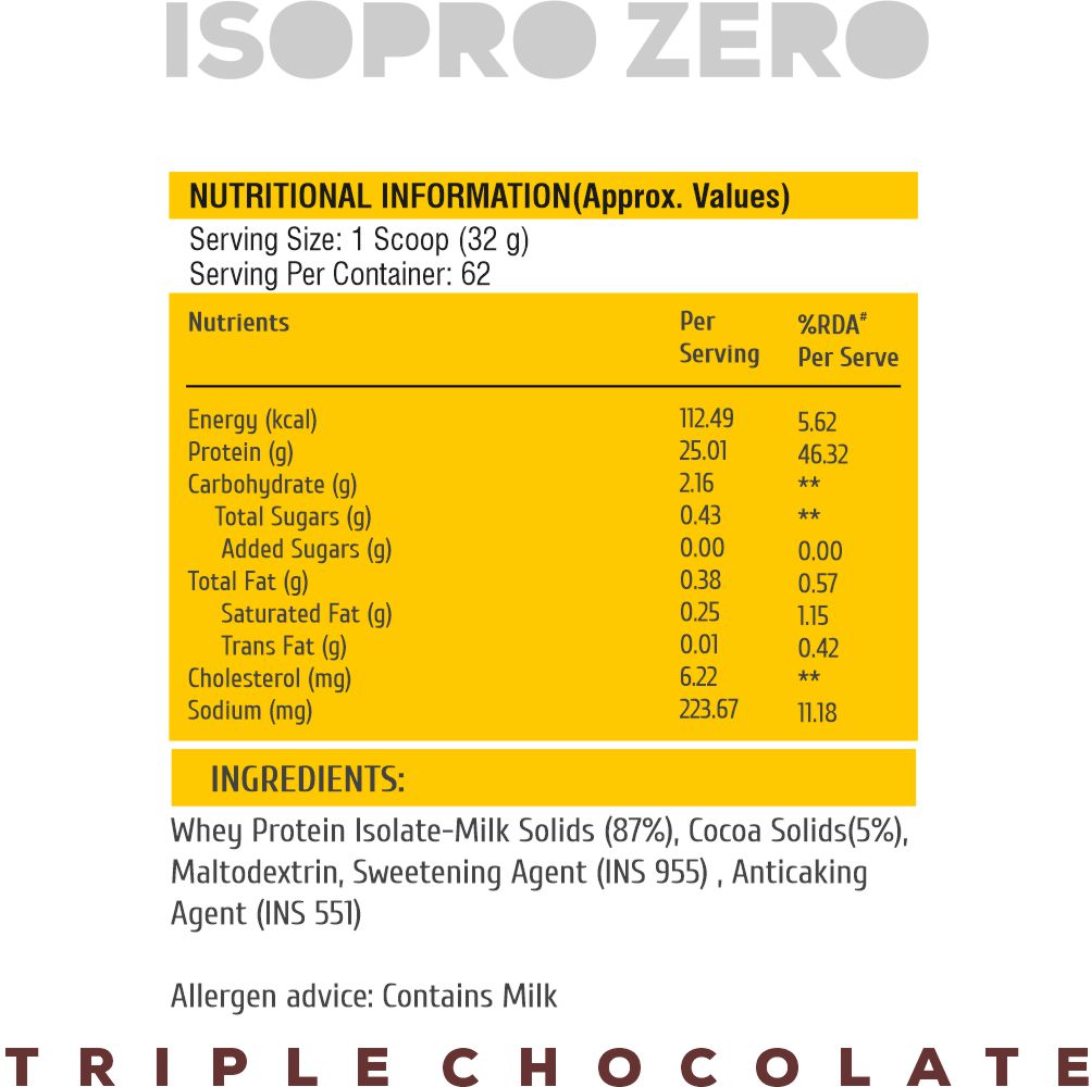 HealthFarm ISO Pro ZERO, 100% Whey