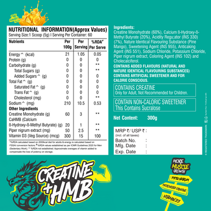 Healthfarm Creatine + HMB (300g)