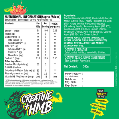 Healthfarm Creatine + HMB (300g)